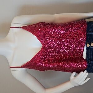 NWT sequin top